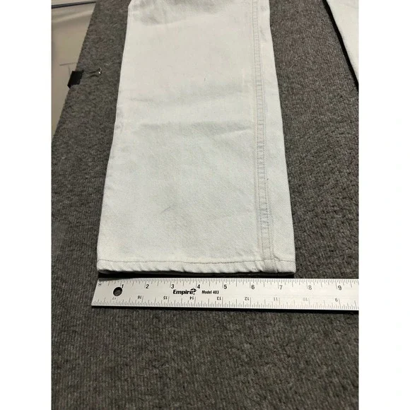 Levis 501 made in usa jeans vintage light blue wash fit 33X31 (tag 34X32) - Picture 12 of 12